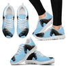 Tennessee Walker Horse Print (Black/White) Running Shoes For Women-Free Shipping-Paww-Printz-Merchandise