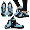 Tennessee Walker Horse Print (Black/White) Running Shoes For Women-Free Shipping-Paww-Printz-Merchandise