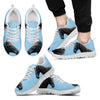 Tennessee Walker Horse Print (Black/White) Running Shoes For Men-Free Shipping Limited Edition-Paww-Printz-Merchandise