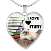 Himalayan Cat Heart Pendant Luxury Necklace-Free Shipping