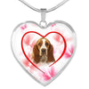 Basset Hound Print Luxury Necklace -Free Shipping