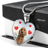 English Cocker Spaniel Print Luxury Necklace-Free Shipping