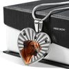 Rhodesian Ridgeback Print Heart Pendant Luxury Necklace-Free Shipping