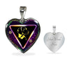 Vizsla Dog Art Print Heart Charm Necklaces-Free Shipping