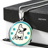 French Bulldog Print Luxury Necklace-Free Shipping