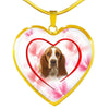 Basset Hound Print Luxury Necklace -Free Shipping