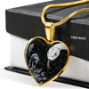 Amazing Snake Print Heart Pendant Luxury Necklace-Free Shipping