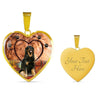 Hovawart Print Heart Pendant Luxury Necklace-Free Shipping