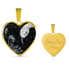 Amazing Snake Print Heart Pendant Luxury Necklace-Free Shipping