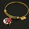Chihuahua Print Circle Charm Bangle-Free Shipping