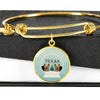 Yorkshire Terrier (Yorkie) Texas Print Bangle-Free Shipping