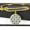 Labrador Retriever Pattern Print Luxury Bangle-Free Shipping