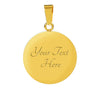 " I Love My Cat" Print Circle Pendant Luxury Bangle