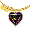 Vizsla Dog Art Print Heart Pendant Bangle-Free Shipping
