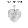 " I Love My Cat" Print Heart Pendant Luxury Bangle