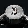 Boston Terrier Print Steel Bracelet-Free Shipping