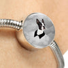 Boston Terrier Print Steel Bracelet-Free Shipping