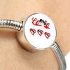Japanese Chin Print Steel Bracelet-Free Shipping