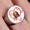 Basset Hound Print Signet Ring-Free Shipping