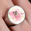Bulldog Print Signet Ring-Free Shipping