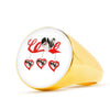Japanese Chin Print Signet Ring