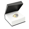 Boston Terrier Print Signet Ring