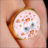 Maltese Dog Print Signet Ring-Free Shipping