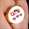 Japanese Chin Print Signet Ring-Free Shipping