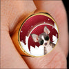 Chihuahua Print Signet Ring-Free Shipping