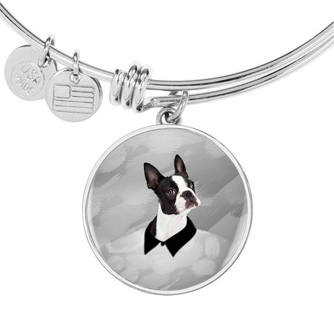 Boston Terrier Print Bangle-Free Shipping