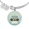 Yorkshire Terrier (Yorkie) Texas Print Bangle-Free Shipping