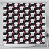 Cute Maltese Dog With Hearts Print Shower Curtains-Free Shipping