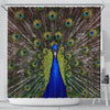 Lovely Peacock Bird Print Shower Curtains-Free Shipping