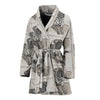 English Mastiff Patterns Print Women's Bath Robe-Free Shipping