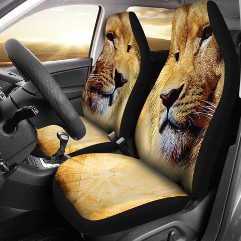 Lion Face Print Car Seat Covers- Free Shipping