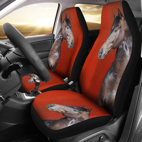 Thoroughbred Horse Print Car Seat Covers-Free Shipping