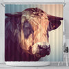 Cattle Vector Art Print Shower Curtains-Free Shipping