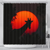 Amazing Giraffe Shadow Print Shower Curtains-Free Shipping