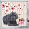 Neapolitan Mastiff Print Shower Curtain-Free Shipping