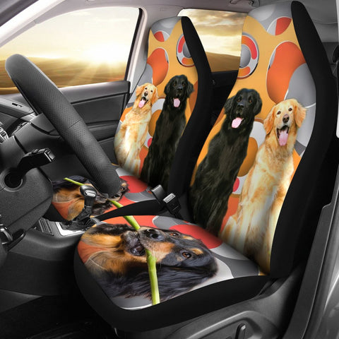Cute Hovawart Dogs Print Car Seat Covers- Free Shipping