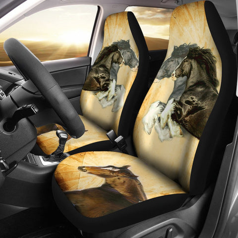 Shire Horse Print Car Seat Covers - Free Shipping