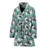 Lovely Havanese Dog Pattern Print Women's Bath Robe-Free Shipping