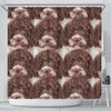 Lagotto Romagnolo Dog Print Shower Curtain-Free Shipping