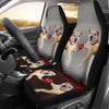 Border Terrier Print Car Seat Covers- Free Shipping