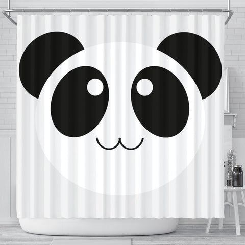 Cute Panda Bear Art Print Shower Curtains-Free Shipping