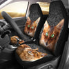 Lovely Somali Cat Print Car Seat Covers- Free Shipping
