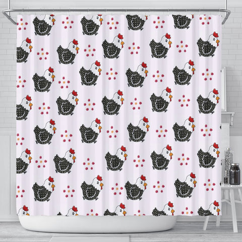 Cute Birds Print Shower Curtain-Free Shipping