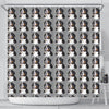 Greater Swiss Mountain Dog Pattern Print Shower Curtains-Free Shipping
