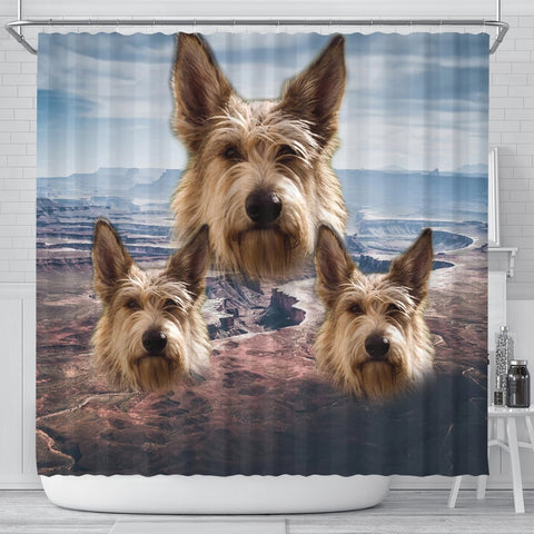 Cute Berger Picard Print Shower Curtains-Free Shipping