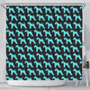 Lakeland Terrier Dog Pattern Print Shower Curtains-Free Shipping